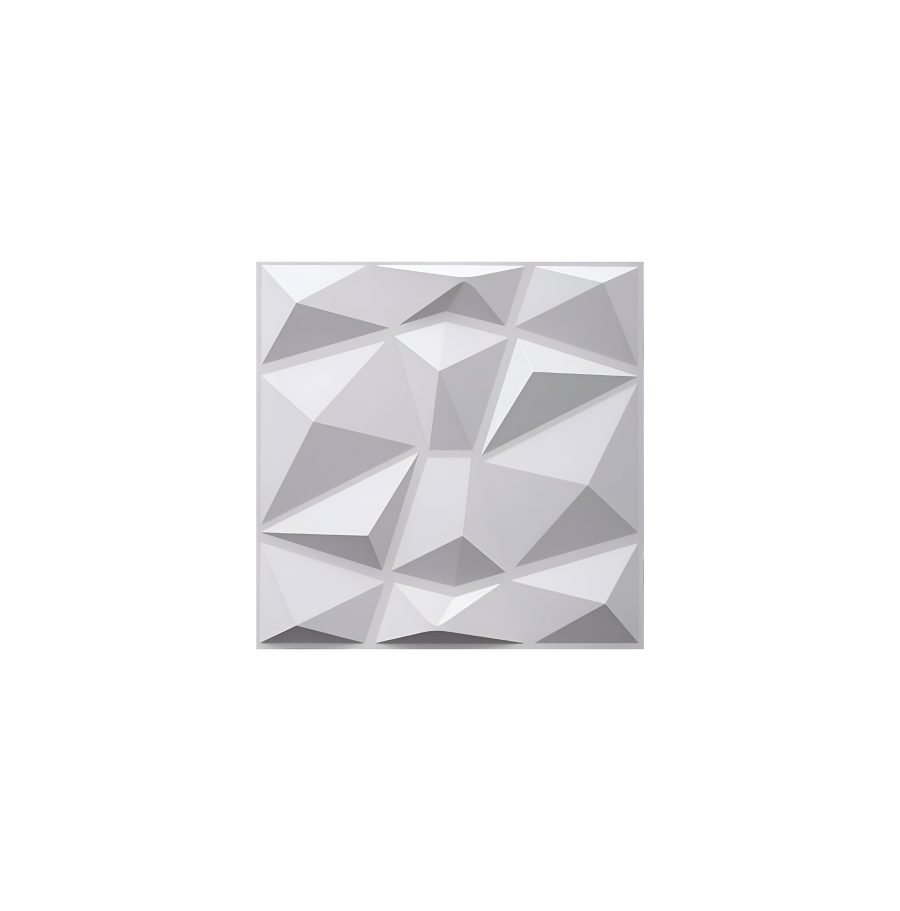 LAMINA PVC PARED BLANCO MATE WD075 (50*50*1MM) UND