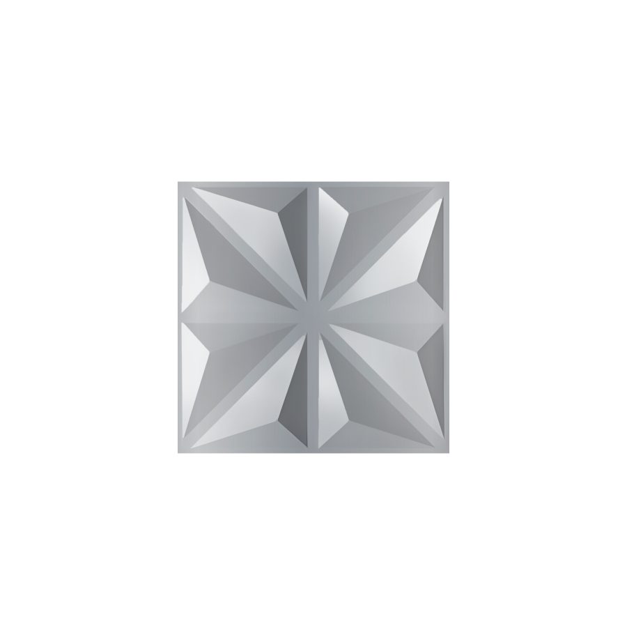 LAMINA PVC PARED GRIS WD017 (50*50*1MM) UND